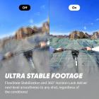 Insta360 X4, Waterproof 8K 360 Action Camera, 4K AI Video, Invisible Stick Removable Guards, 135Min