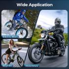 Motorcycle Dash Cam with 2K Resolution 140° Wide Angle WiFi Control USB Power Kentfaith