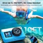 Underwater Camera for Kids 4K 48MP, 3M Waterproof, Dual Screen, for Snorkeling Swimming, Includes EVA Storage Case, Kentfaith