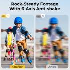 5K Camcorder with 10X Optical Zoom, 30FPS Video Camera, Aluminum Tripod, WiFi Transfer, Remote Control, 6-axis Stabilization, Dual Batteries, Kentfaith