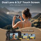 8K 88MP Digital Camera for Photography, Autofocus, Dual Lens for Selfie Youtube Vlogging, 3.2in Touchscreen Kentfaith