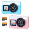 Underwater Camera for Kids 4K 48MP, 10FT/3M Waterproof, Dual Screen, for Snorkeling Swimming Kentfaith