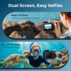 8K 90MP Waterproof Digital Camera 15m/49FT Undervann, Dual Screen for Selfie, bygget i WiFi, for Gudg, Snorkeling, svømming, Surfing, #
