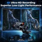 4K Night Vision Scope for Hunting, Infrared Scope with 300m Range, 5–20X Zoom  & PIP Mode, Zero-Calibration Crosshair, Support max. 512GB, Kentfaith