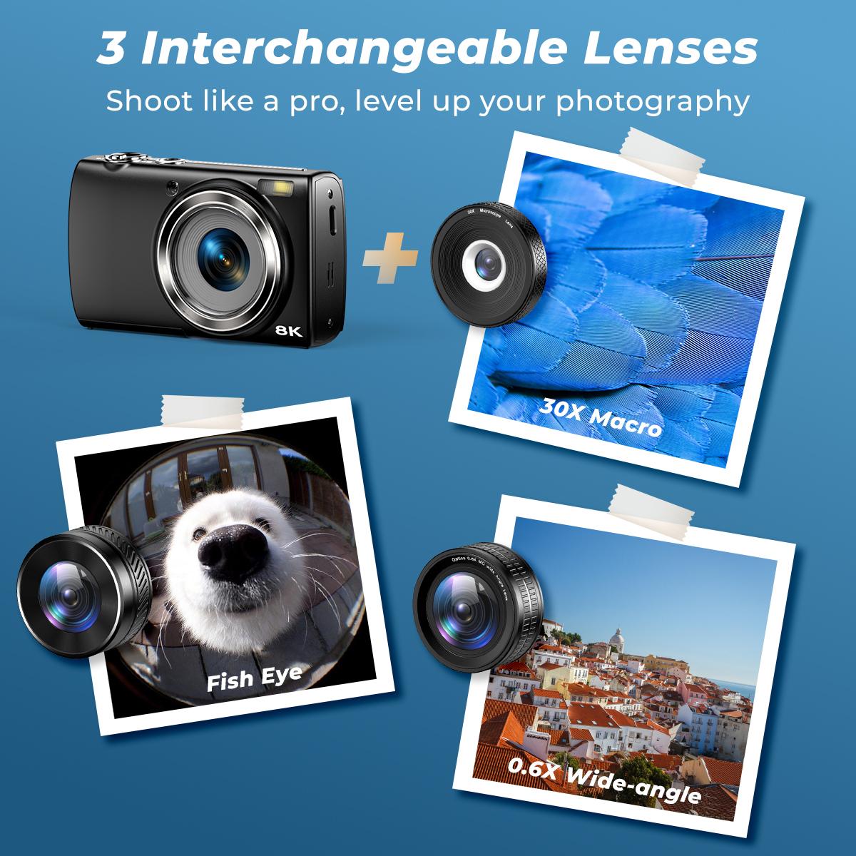 Sony A Digital Camera, 8K 88Mp 30X 6-Gyro 32G - KENTFAITH