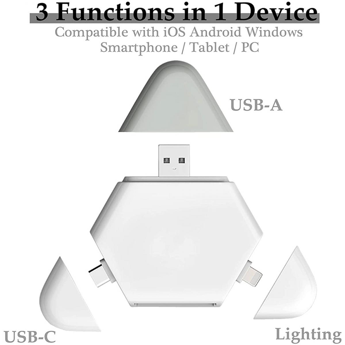 Atlantis Land Combo CIE 3.0 + CNS/CRS/TS lettore di card readers Interno  USB USB 2.0 Bianco, INFORMATICA, MEMORY, MEMORIE FLASH