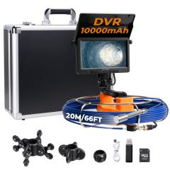 Sewer Inspection Camera with DVR Recorder 20m/66ft Cable 0.9in Camera Kentfaith