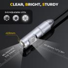 Plumbing Inspection Camera with 360° Rotating Side Camera 7" HD Screen 32ft