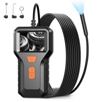 2m/6.6ft Small Inspection Camera with 1080P Image 2600mAh Battery 8 LED Light