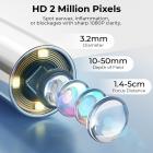 1.38인치 스크린 1080P 디지털 이경 90° 접이식 검사 헤드 어린이 성인 애완동물용 Kentfaith