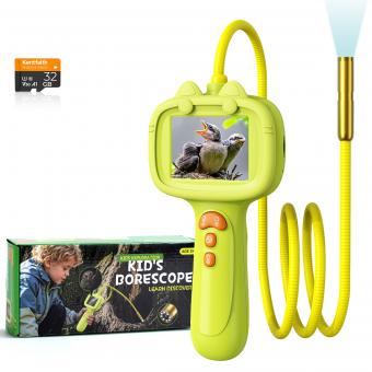 Kids Snake Camera with 80cm Snake Cable, 1080P Videos, IP67 Waterproof, 2.4-inch Screen, 8 LEDs, Gifts for 3-12 Year Old Boys, Girls, Kentfaith