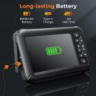 3mm 검사 카메라, 180° 2방향 조절 가능, HDMI 출력, 7인치 화면, 8000mAh 배터리, 1080P 동영상 및 사진, Kentfaith