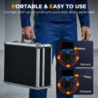 Sewer Inspection Camera with 360° Auto-rotate Camera, 7in Large Screen, 20m/66ft Fiberglass Cable, 9+9 LEDs, 25mm/0.98in Probe, Kentfaith