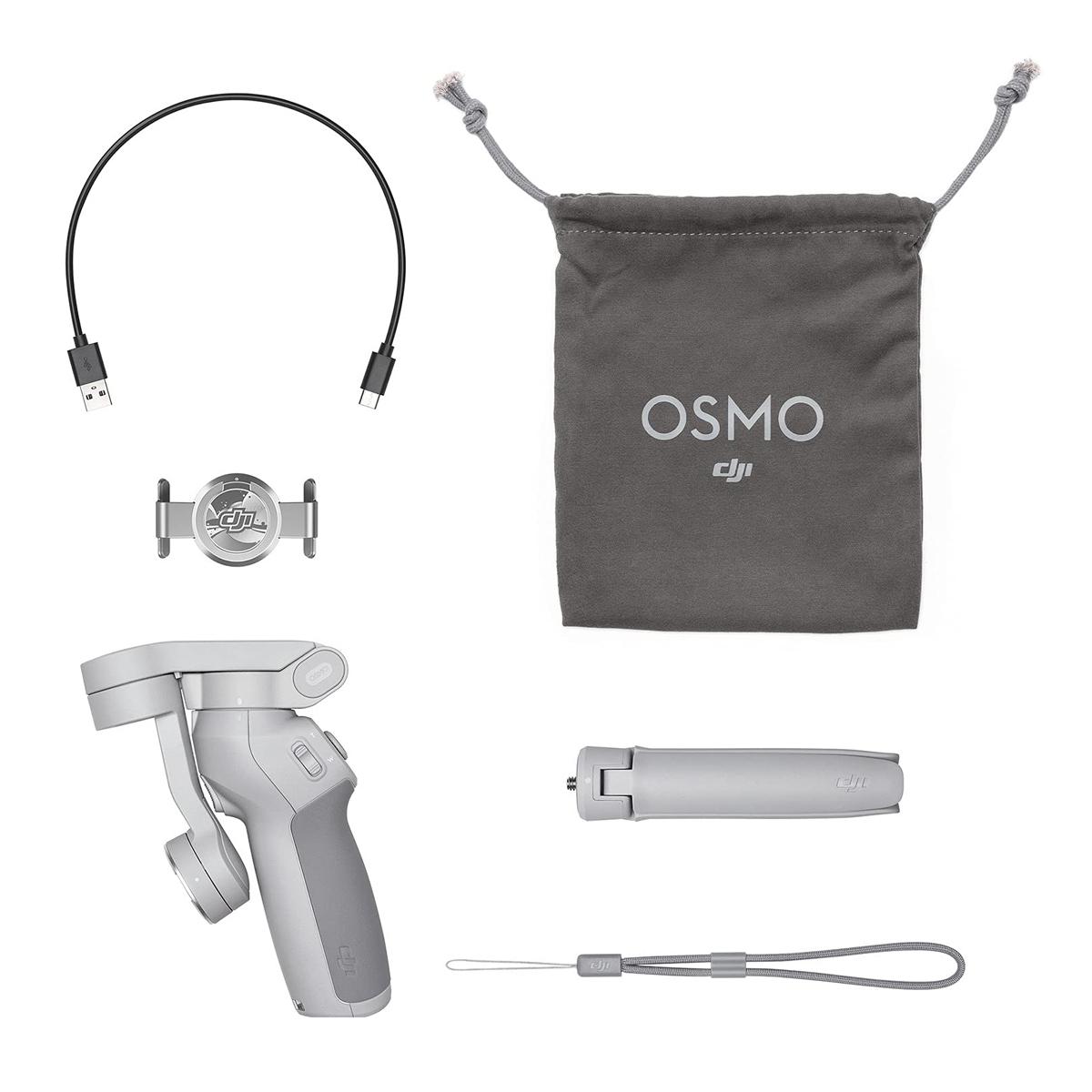 DJI OM 4 SE - 3-Axis Smartphone Gimbal Stabilizer with Tripod, Magnetic Design, Portable Foldable, ActiveTrack 3.0, Story Mode, Vlogging Stabilizer, YouTube TikTok Videos, for Android and iPhone