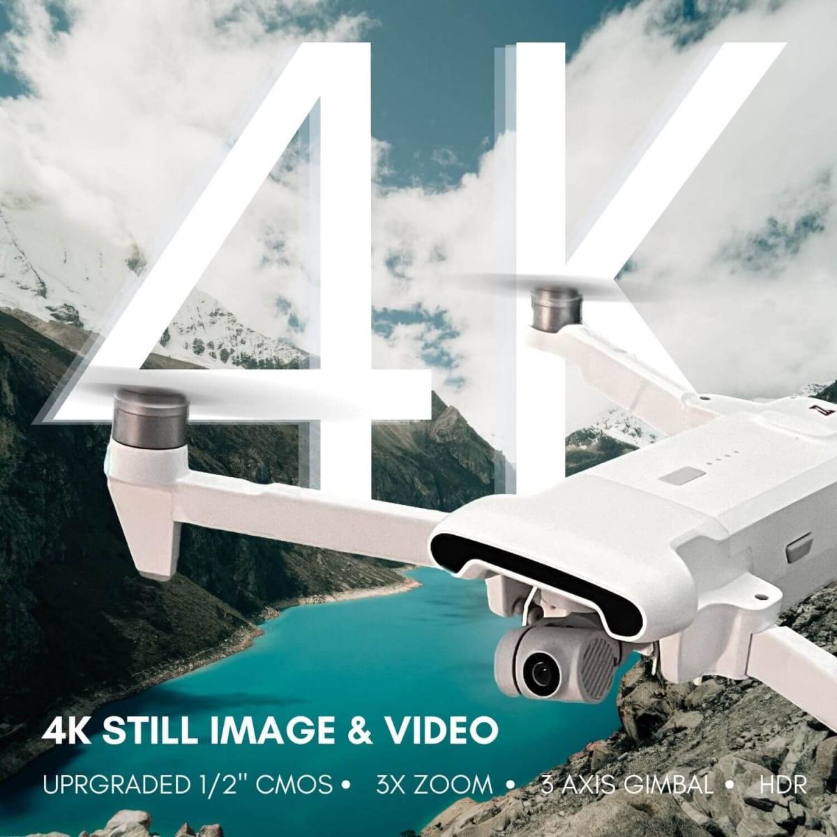 FIMI X8SE 2022 V2 - Adult Beginner Foldable 4K Camera Drone 3 Axis ...