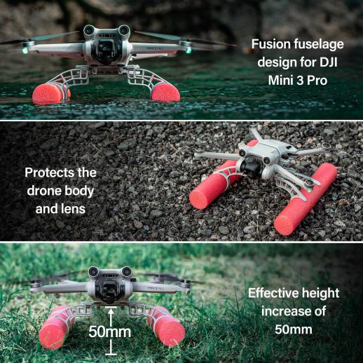 For DJI Mini 4 Pro Drone Folding Landing Gear Extension Heightened  Accessories