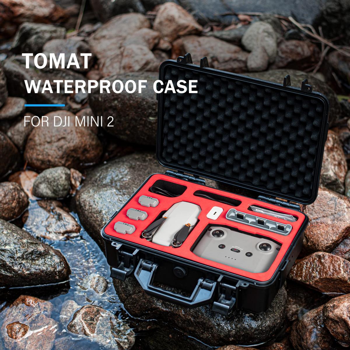 DJI Mini 2 SE Case Waterproof Hard Carrying Case for DJI Mini 2 /Mini 2
