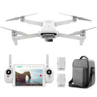 Video Drone with Dual Cameras, 4K/60fps Video, with Wide-angle + 30X Telemax Camera, 3-Axis AI Super Night Mode, 20KM Transmission, Dual Batteries