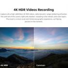 Drone de Vídeo com Câmeras Duplas, Vídeo 4K/60fps, com Câmera Grande Angular + Teleobjetiva 30X, Modo Super Noturno AI de 3 Eixos, Transmissão de 20KM, Baterias Duplas