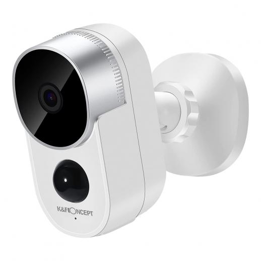 Outdoor Security Camera 1080P HD Motion Detection Wireless Surveillance Camera with Rechargeable Battery 2-Way Audio
