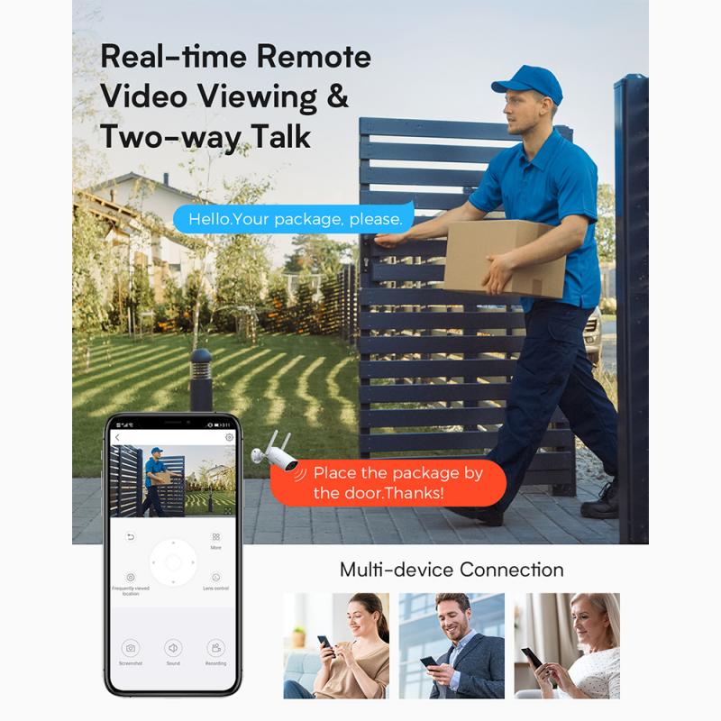 how are wireless security cameras powered 2