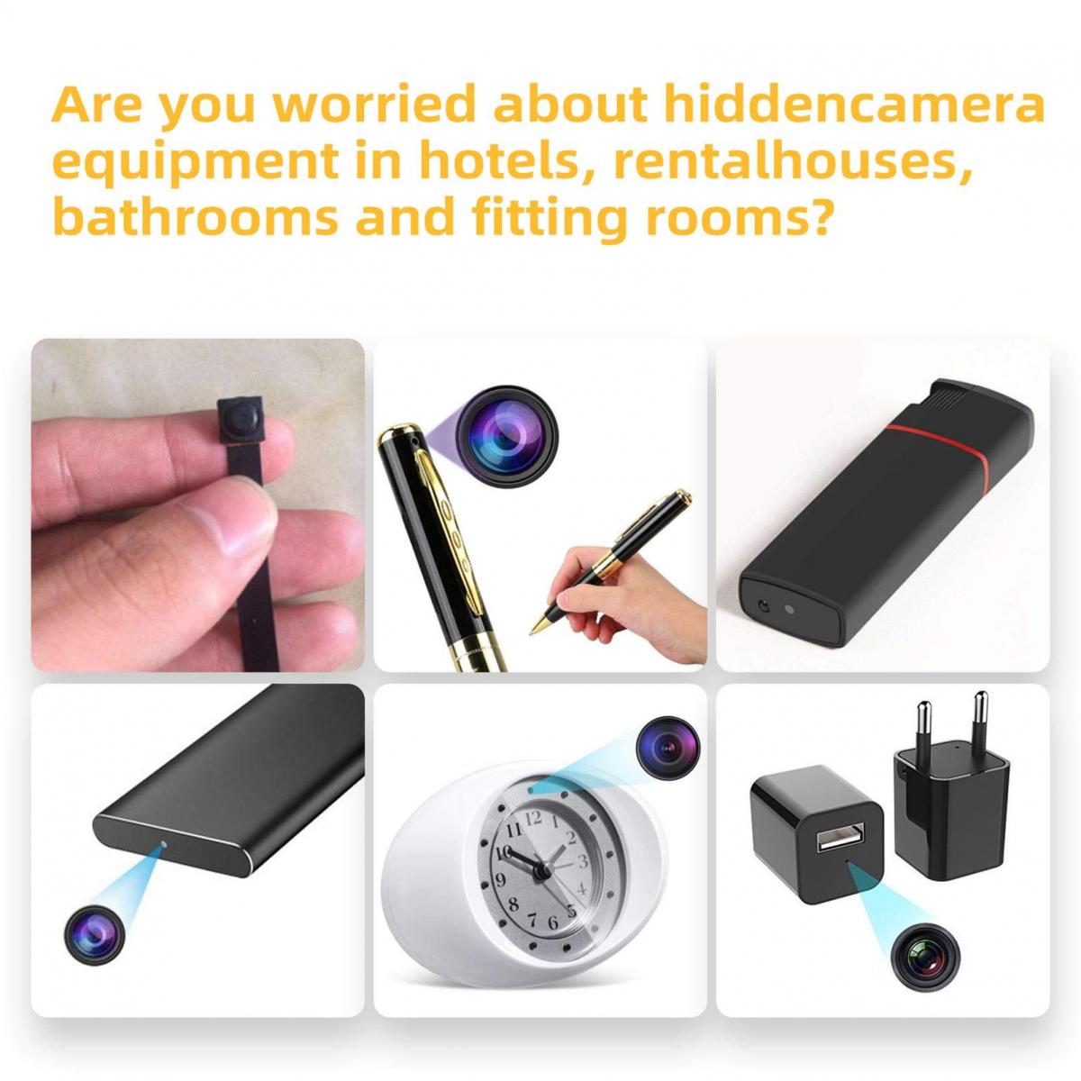 Hidden Camera Detector, Spy Camera Finder, Pocket Camera Finder with