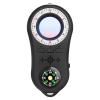 Hidden Camera Detector, Counter Spy Detector, Infrared Scanning Detector with Compass and 8 LEDs, Hotel or Home Camcorder Detector Black