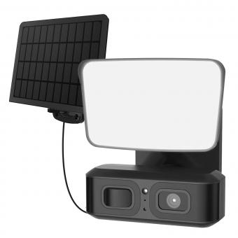 K&F Concept Security Light Motion Sensor Flood Light Outdoor Light Fixture , Solar Panel Charging , 1000LM 10W IP65 Waterproof