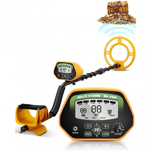  Professional Metal Detector for Adults, High Sensitivity Gold  Detector with Waterproof Coil, Gold Finder with LCD Display, Pinpoint 5  Modes, Gifts for Men 10 Coil : Everything Else