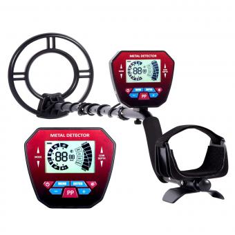 Professional Metal Detector, With Larger LCD Display, Waterproof, With 10 Inch Detection Disk, 5 Detection Modes