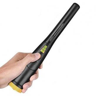 Hand held metal detector, three sensitivity levels, LED indicator light, audio and vibration alarm