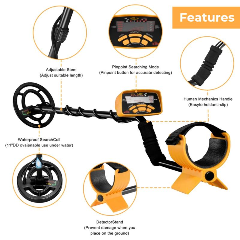 how far down can a metal detector detect 3