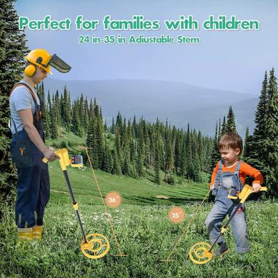 金属探知機、高精度、LCD表示画面付き、宝の検出に適し、7.5インチ防水探知盤