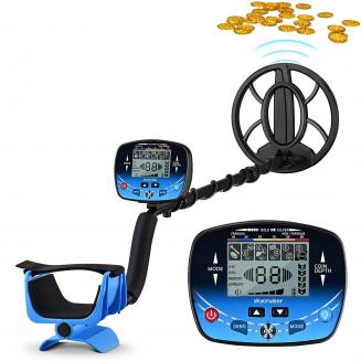 Adult professional metal detector, professional treasure hunting gold detector, IP68 waterproof 10 inch detection plate, high-precision