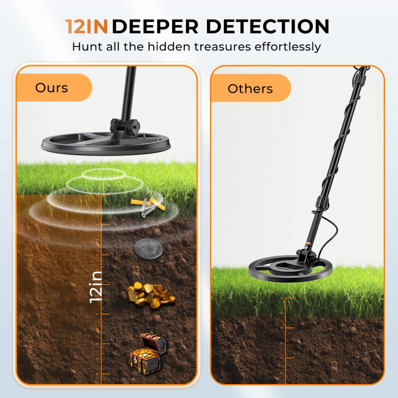 how deep will a metal detector go 1