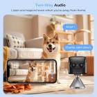 4G Cellular Security Camera, 2K Dual Lens 6X Optical Zoom, Magnetic 360-Degree PIR Motion Detection, 8m/26ft Infrared Night Vision, 90 Days Standby, 2-Way Audio, Kentfaith