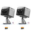 4G Security Camera with 2K Dual Lens 6X Optical Zo