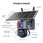 4G Cellular Security Camera with 15X Hybrid Zoom, Triple Lens, 6MP, Dual Views, Solar Powered, 360° Live View, Color Night Vision, Kentfaith