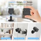 {"type":"text","text":"Cámara de seguridad celular 4G, doble lente con zoom óptico 6X 1080P, detección de movimiento PIR magnética 360 grados, visión nocturna por infrarrojos de 8m/26 pies, 90 días en espera, audio bidir