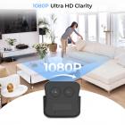 {"type":"text","text":"Cámara de seguridad celular 4G, doble lente con zoom óptico 6X 1080P, detección de movimiento PIR magnética 360 grados, visión nocturna por infrarrojos de 8m/26 pies, 90 días en espera, audio bidir