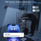 {"type":"text","text":"Cámara de seguridad celular 4G, doble lente con zoom óptico 6X 1080P, detección de movimiento PIR magnética 360 grados, visión nocturna por infrarrojos de 8m/26 pies, 90 días en espera, audio bidir