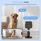 {"type":"text","text":"Cámara de seguridad celular 4G, doble lente con zoom óptico 6X 1080P, detección de movimiento PIR magnética 360 grados, visión nocturna por infrarrojos de 8m/26 pies, 90 días en espera, audio bidir