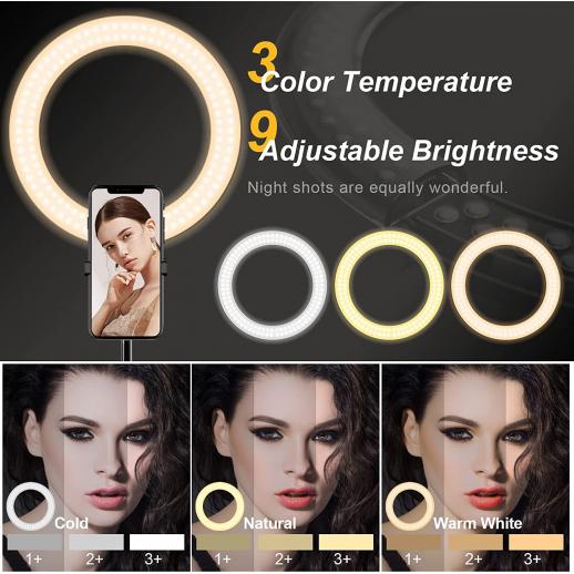 White Plastic Rechargeable Selfie Ring Light at Rs 80/piece in Noida | ID:  23731348897