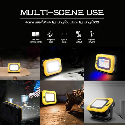Portable Retro Camping Light Multi-Function Rechargeable LED Camp