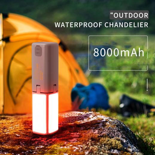 Led Camping Light, Outdoor Tent Lamp, Rechargeable Long Battery