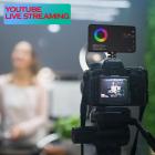 RGB Multi-Function Two-in-One Video Light & Power Bank, Built-in 4000mAh, for SLR Camera, Mobile Phone, Vlog, Photography Light