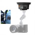 Camera Suction Cup Mount on Car Windshield Dash with 1/4" & 3/8" Mounting Holes & NATO Rail, Auto-Revacuum, 72H Battery Life, Kentfaith