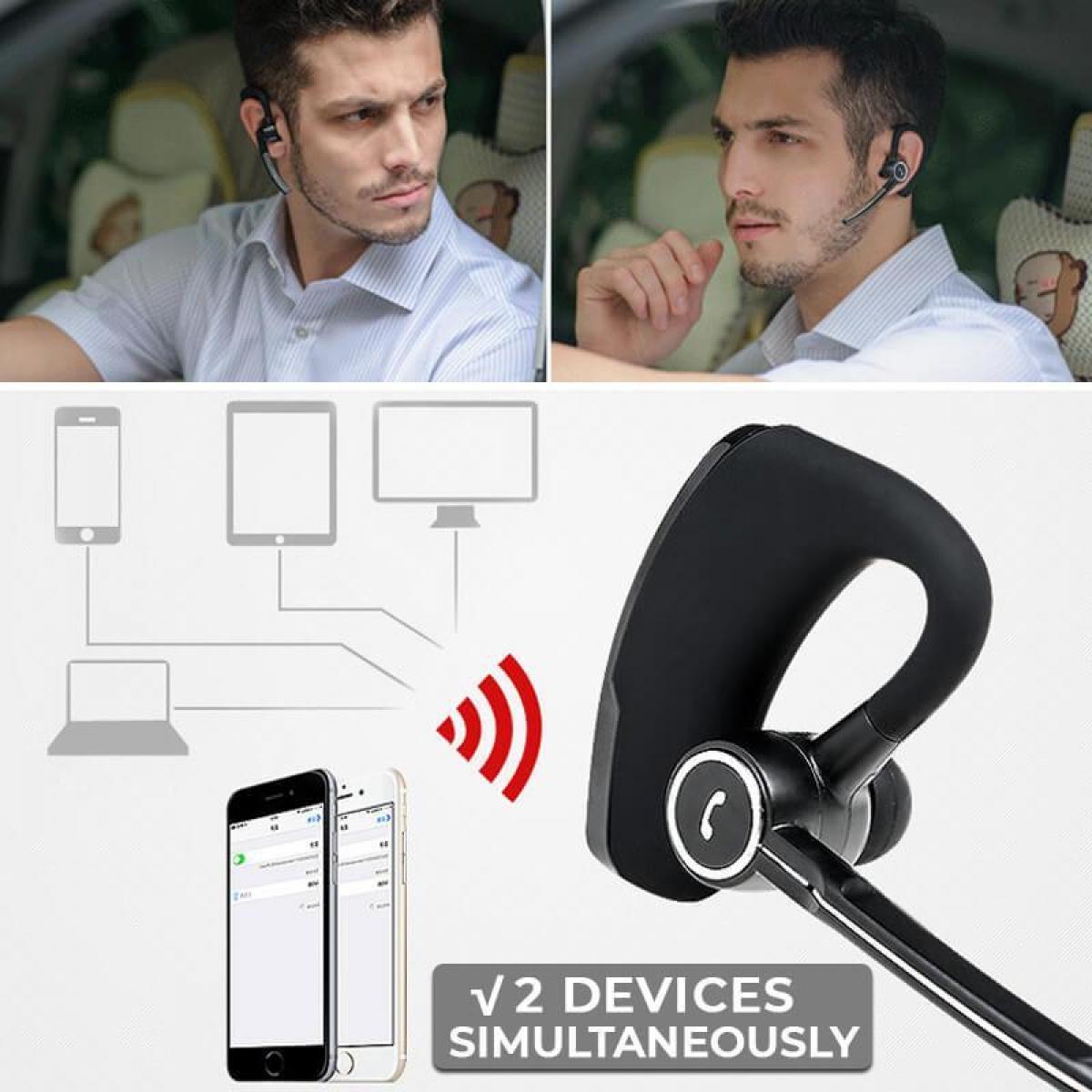  Auriculares Bluetooth para teléfonos celulares, auriculares  inalámbricos con estuche de carga y pantalla de inteligencia LED,  auriculares manos libres de tiempo de conversación de 10 horas con  cancelación de ruido de