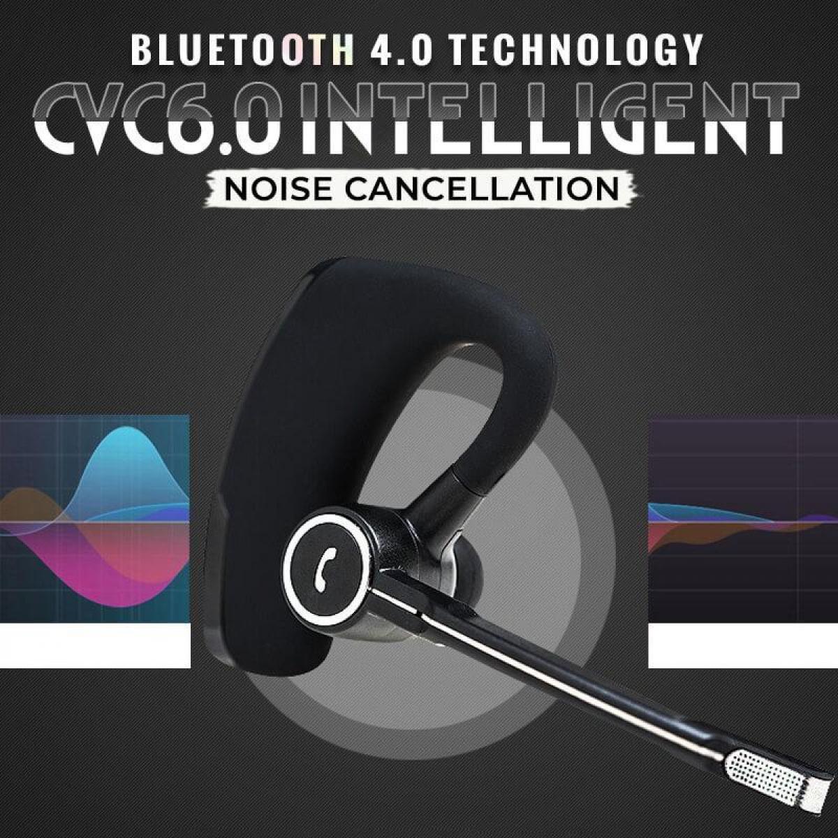 V8S Cuffie Bluetooth stereo con riduzione del rumore di business  intelligence per affari/ufficio/guida - K&F Concept