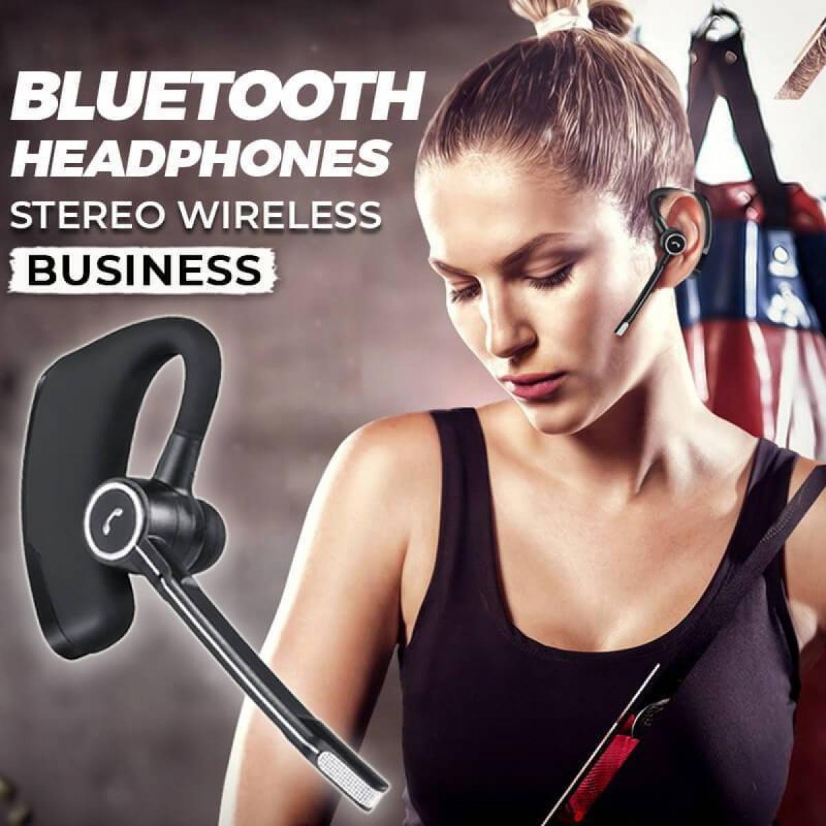 Comprar Auriculares inalámbricos con Bluetooth 5,1 para negocios, cascos  para conducir con un solo gancho para los oídos, auriculares de llamada HD  para coche con Micro